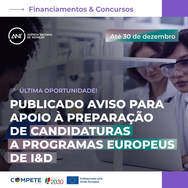 💡 Apoio à internacionalização da I&D nacional