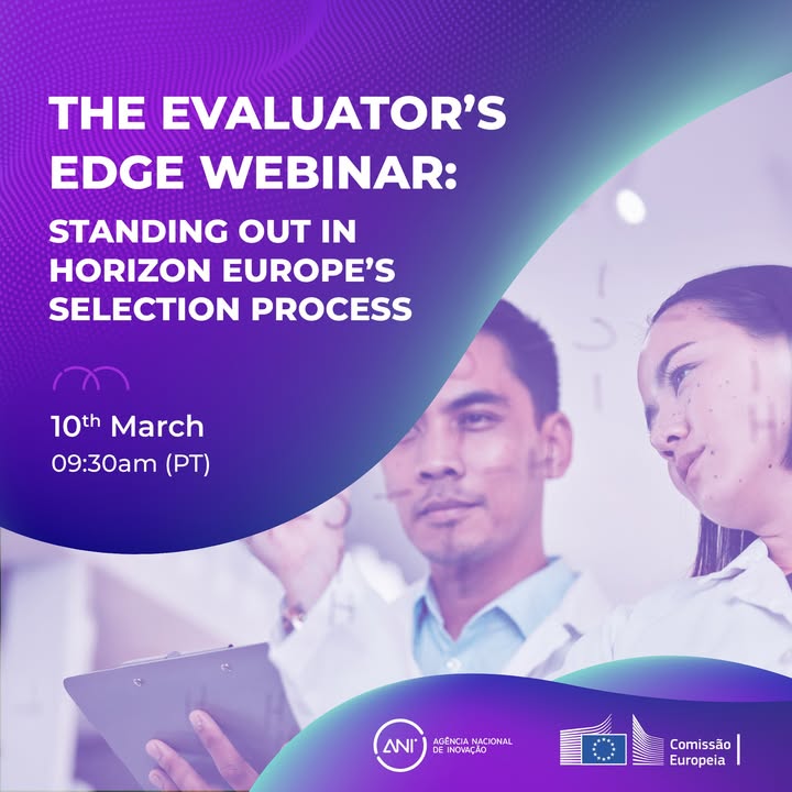 🌍 Webinar: Processo de seleção de avaliadores no Horizonte Europa