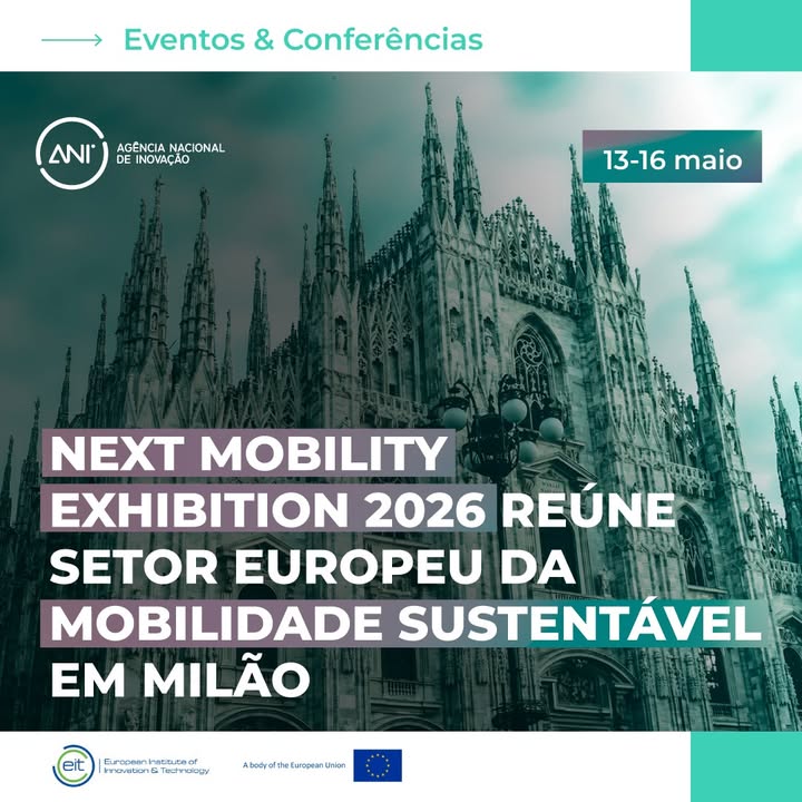 🚀 De 13 a 16 de maio, a Next Mobility Exhibition 2026, em Milão, reúne empresas, operadores,