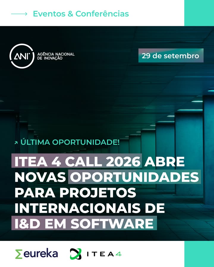 💻 ITEA 4 Call 2026: inscrições abertas para a sessão de informação